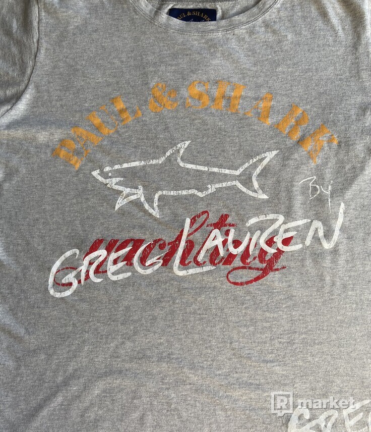 Paul & Shark x Greg Lauren tričko S