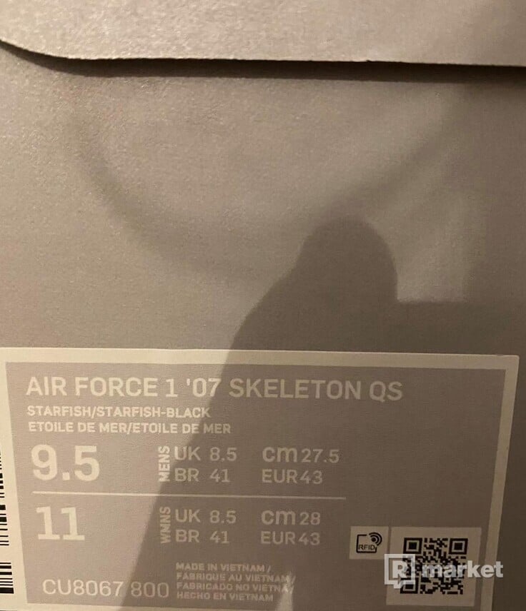 Air Force 1 Skeleton