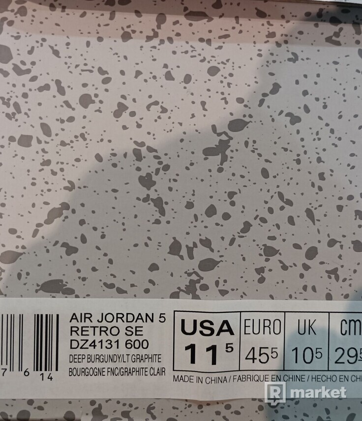Air Jordan 5 Retro SE "Burgundy"