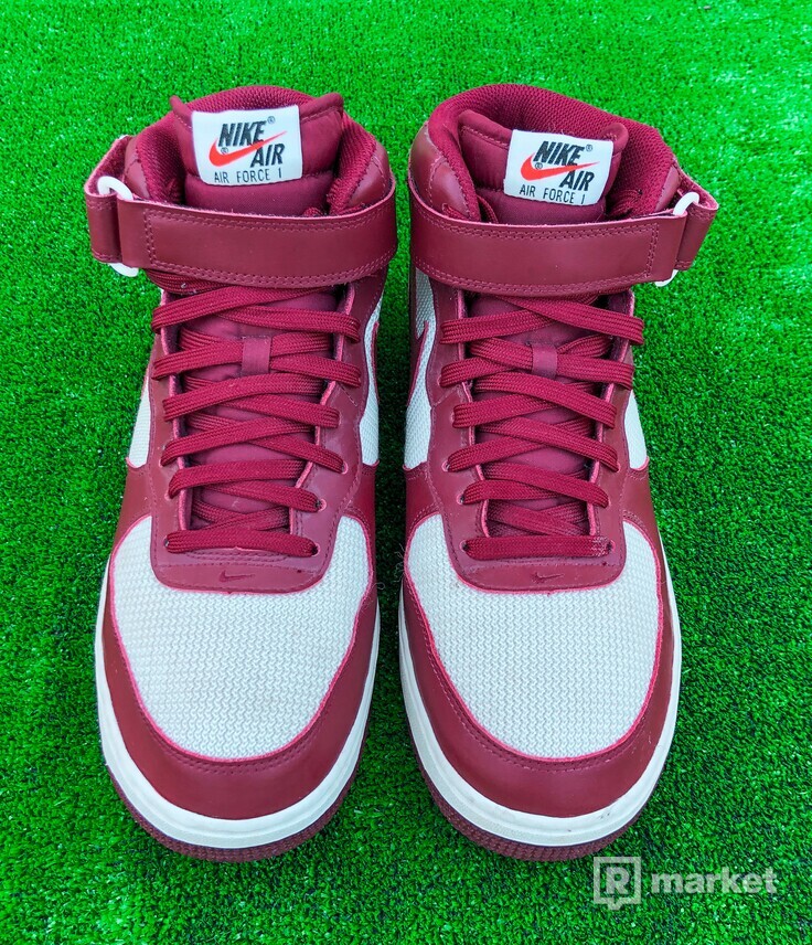 Nike Air Force 1 Mid Team Red