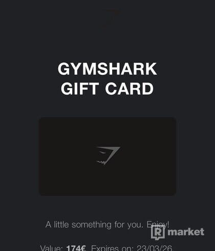 predám Gymshark GiftCard (poukážka)