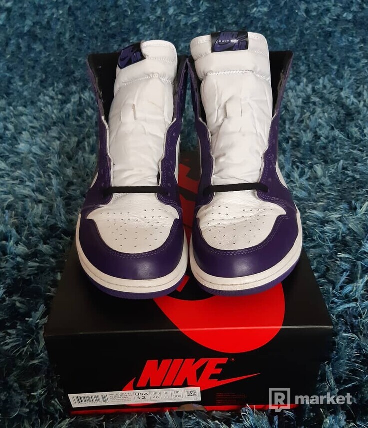 Air Jordan 1 high court purple
