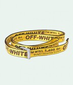 Off white belt yellow black