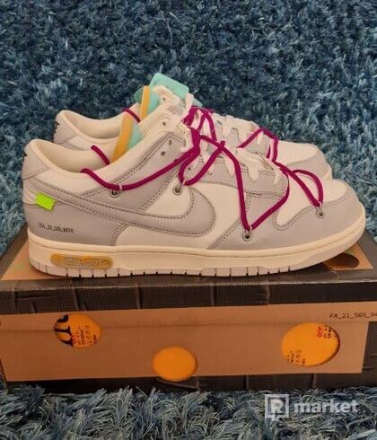 Nike Dunk low off-white Lot 21