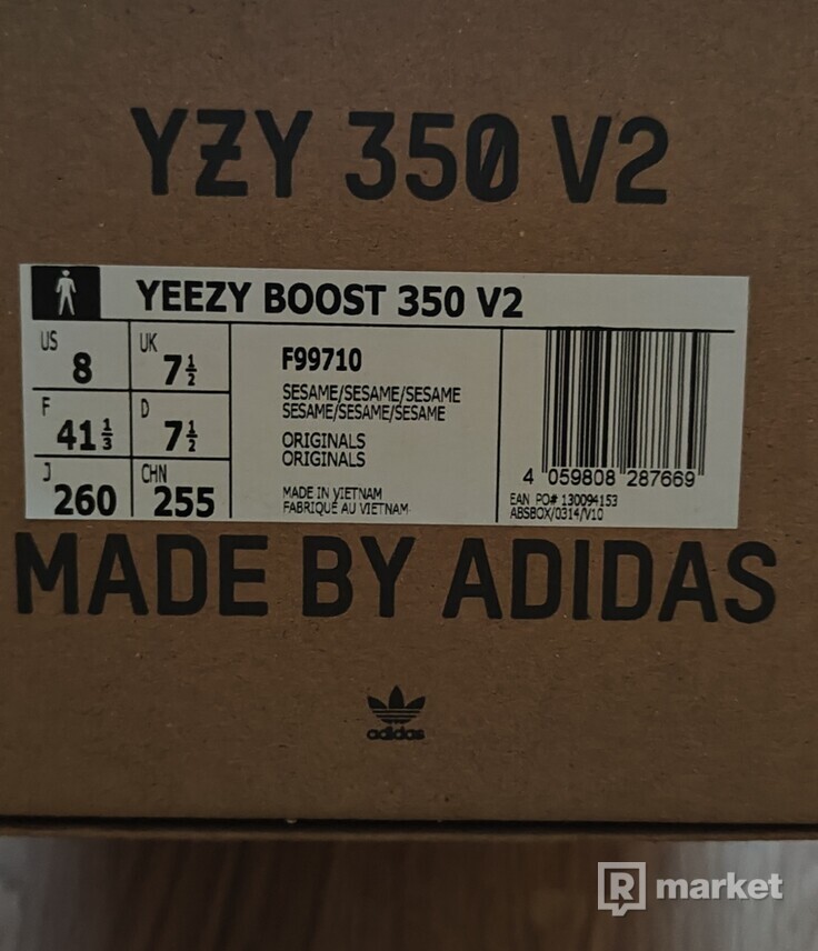 Adidas Yeezy Boost 350 V2 Sesame