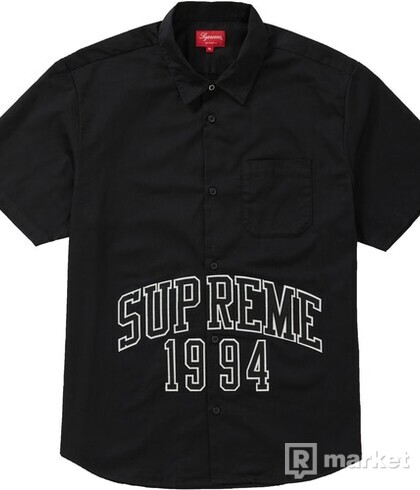 WTS / WTT Supreme Arc Logo S/S Work Shirt Black