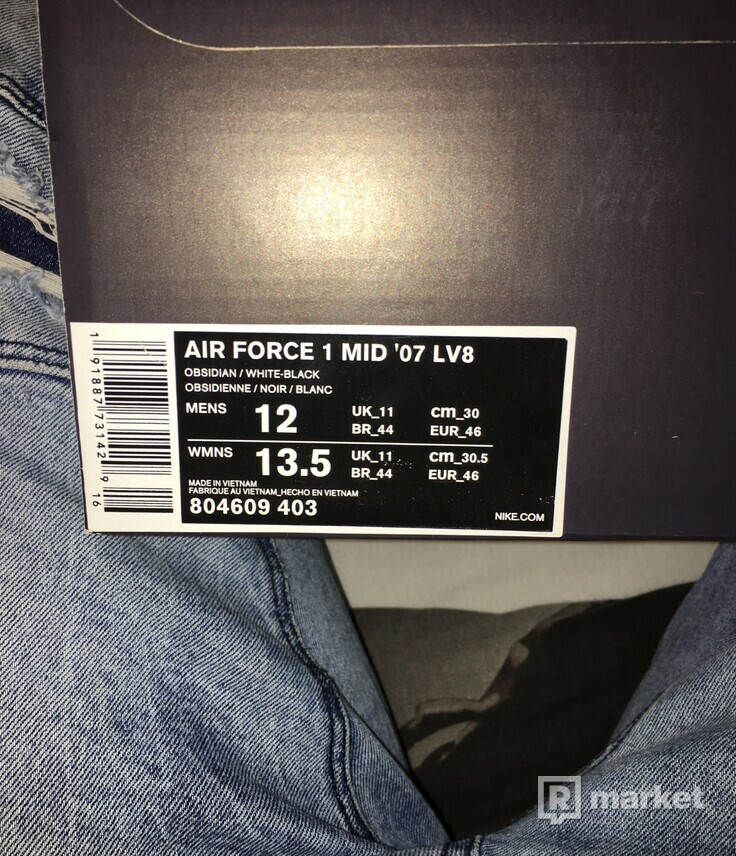 Nike Air Force 1  MID ‘07 LV8 Utility BLUE BRAND