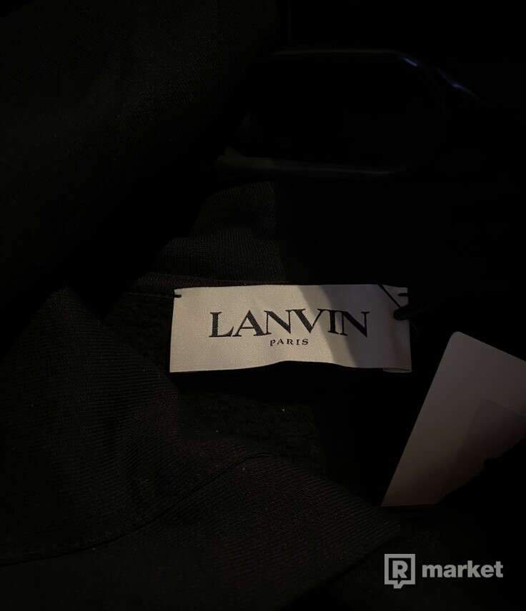 Lanvin Curb Hoodie black