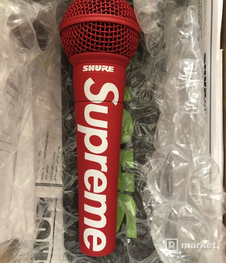 Supreme Shure SM58 microphone red