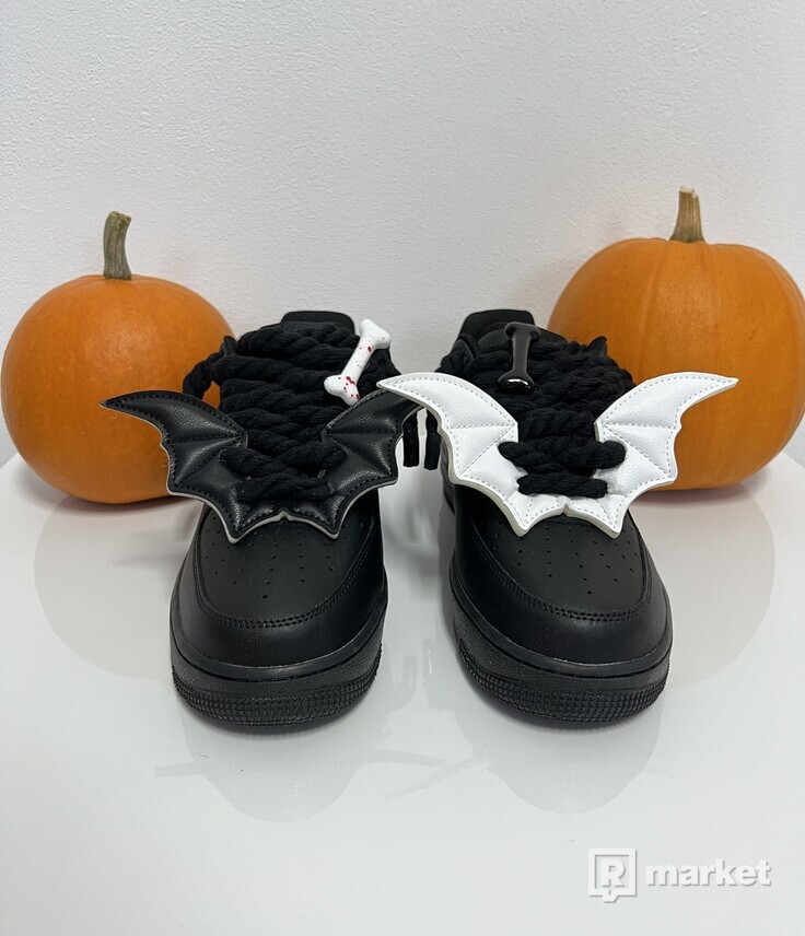 Nike Air Force 1 Black - Halloween Edition