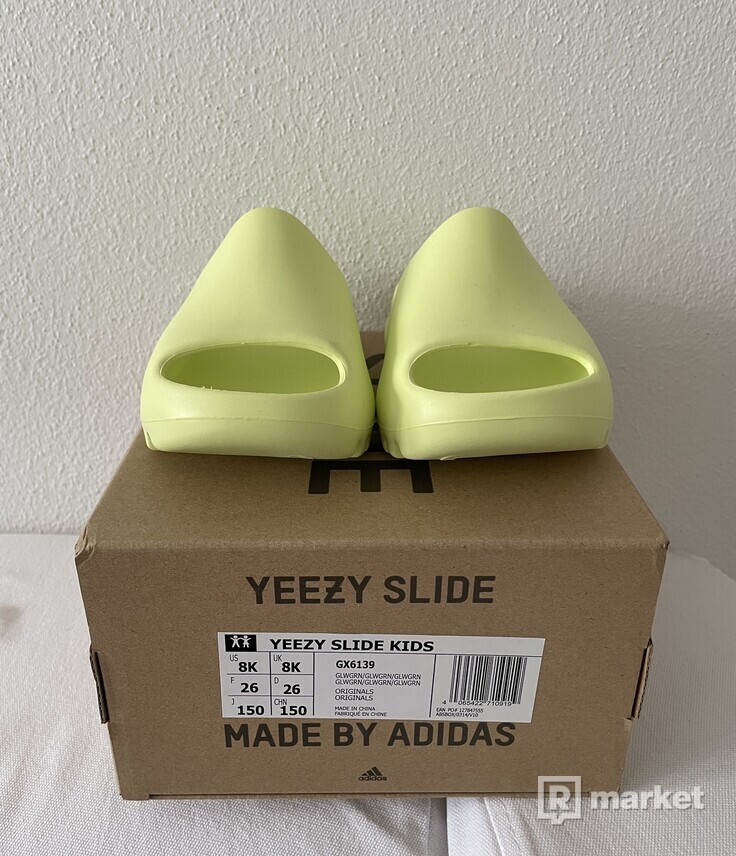 Adidas Yeezy Slide Kids Green glow