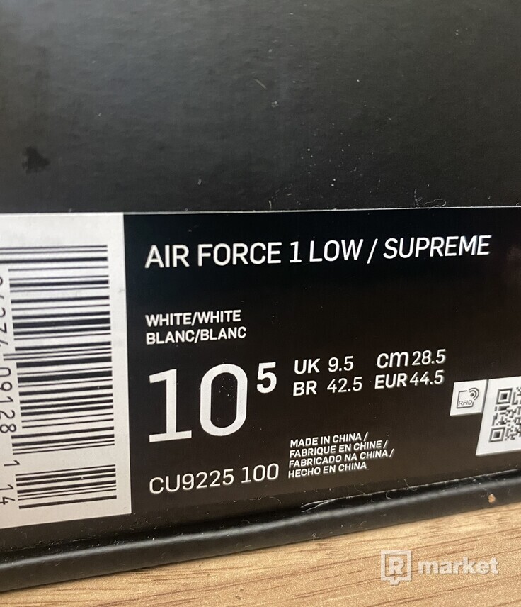 Supreme x Nike air force 1