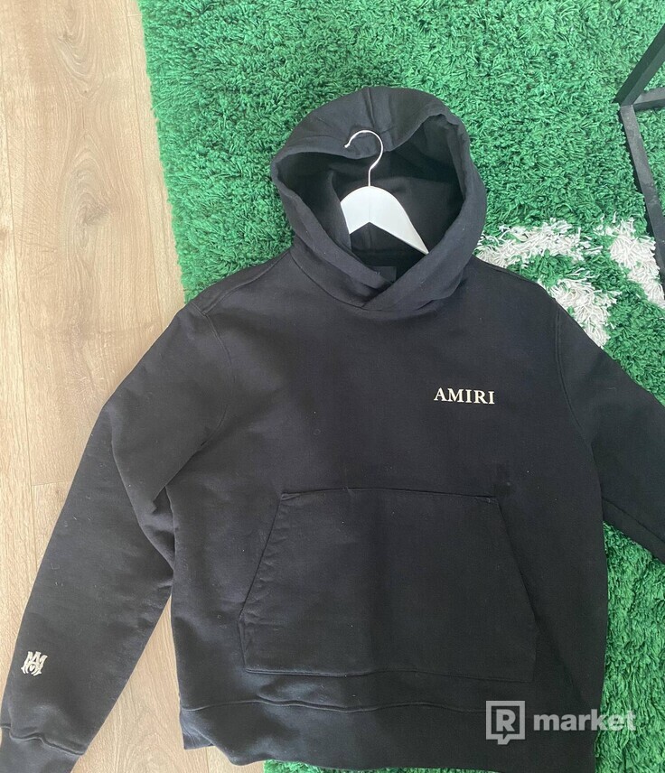 Amiri back logo hoodie