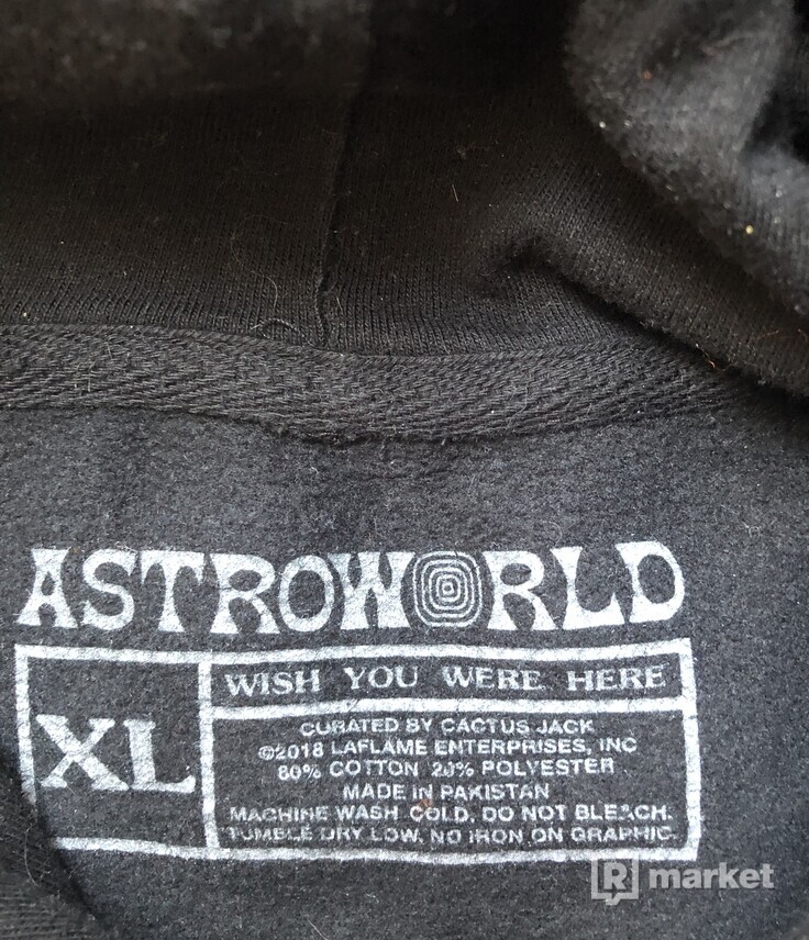 Astroworld hoodie black