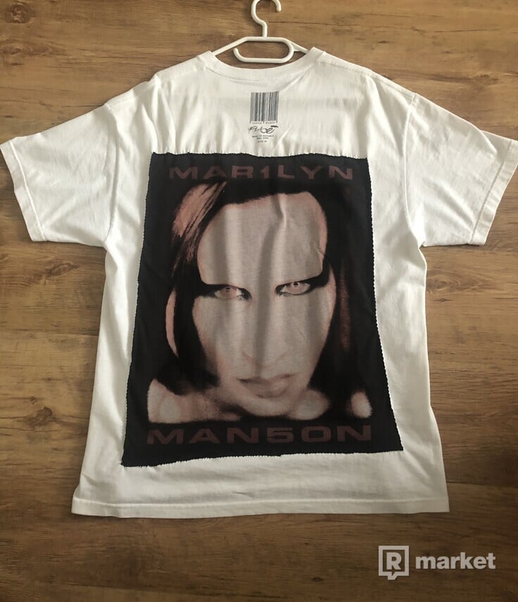 Flace X Marilyn Manson custom tee