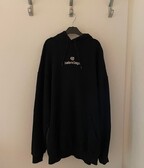 Balenciaga embroidered logo hoodie