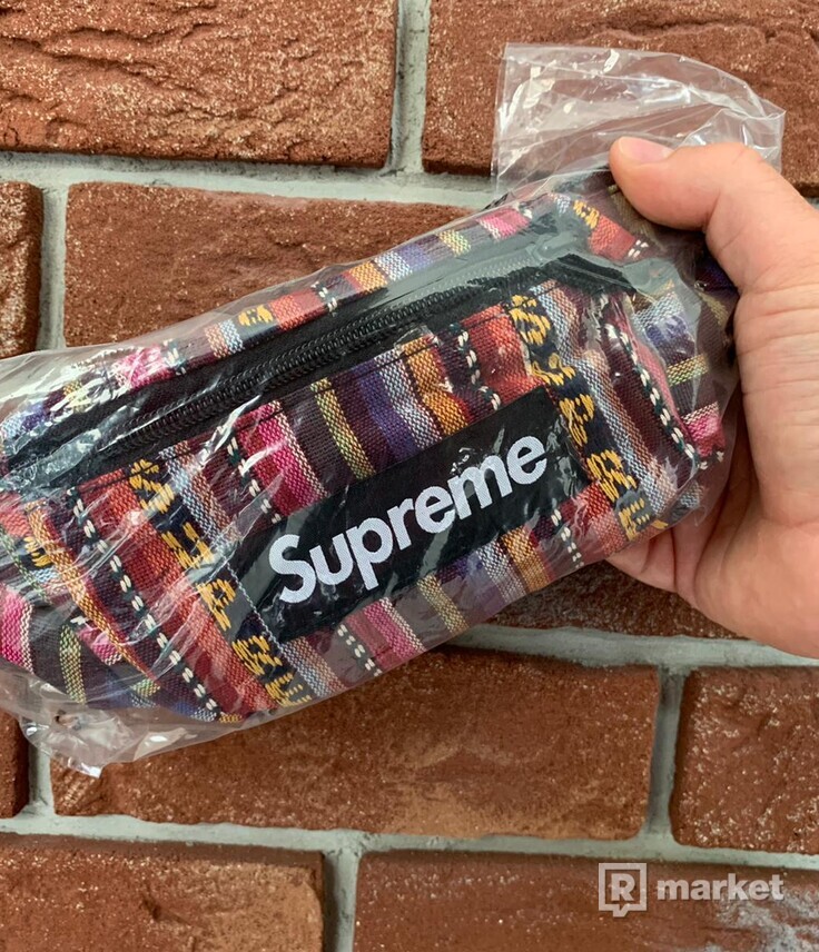 Supreme waist bag (ledvinka) multicolor