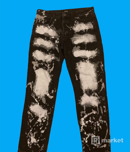 Black Dyed Jeans