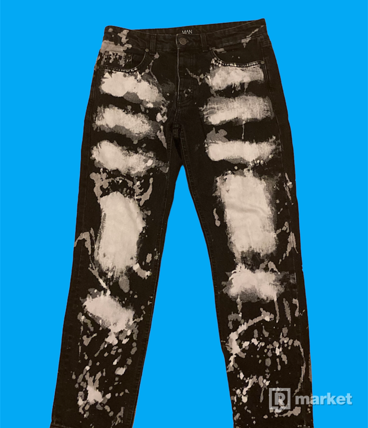Black Dyed Jeans