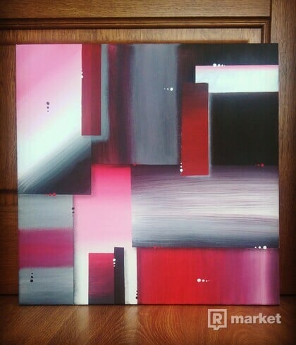 Abstract painting on canvas by Spieler