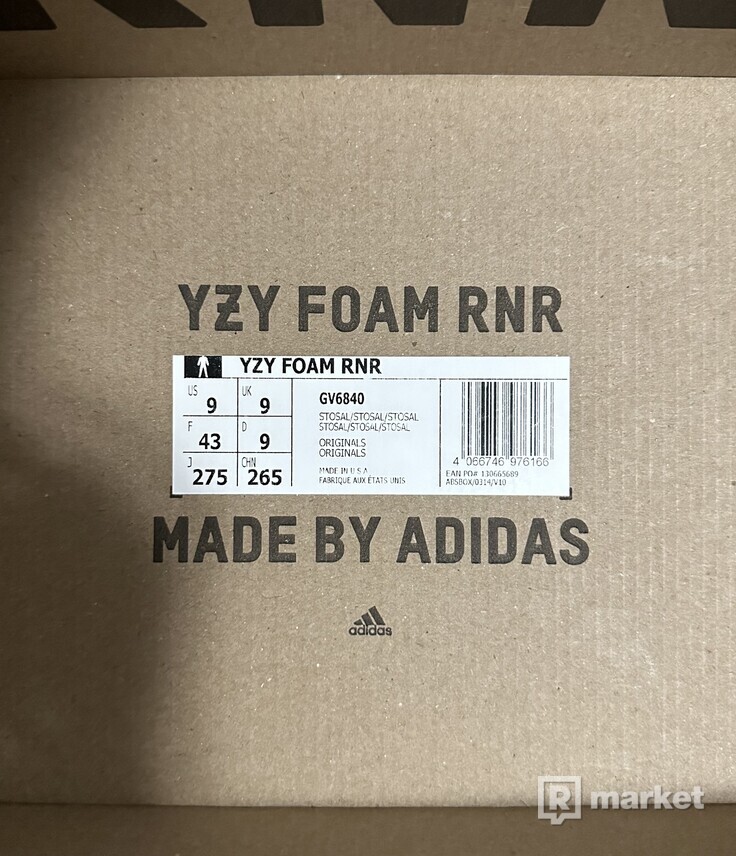 adidas Yeezy Foam RNR "Stone Salt"