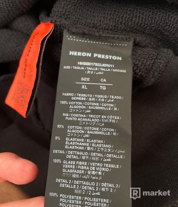 Heron Preston Crystal hoodie