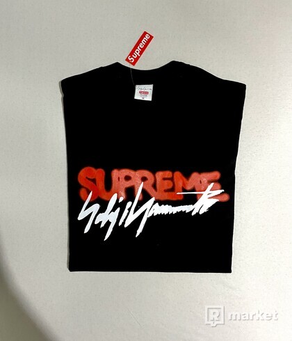 Supreme x Yohji Yamamoto Logo tee black