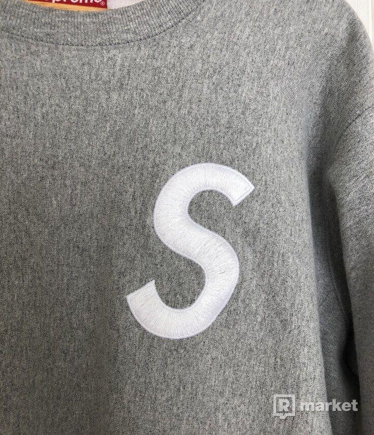 Supreme S logo crewneck