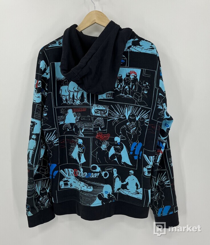 Cool all over print hoodie