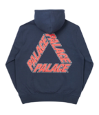 Palace P3 Team Hoodie size L Navy