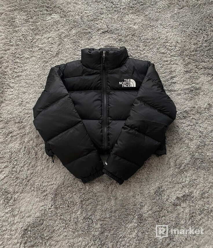 The North Face Women Cropped 700 Puffer Jacket -Black