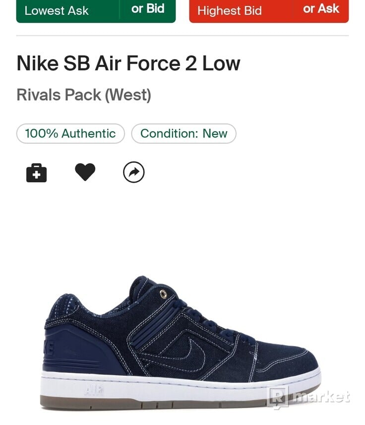 Nike sb air force low 2 ×tupac
