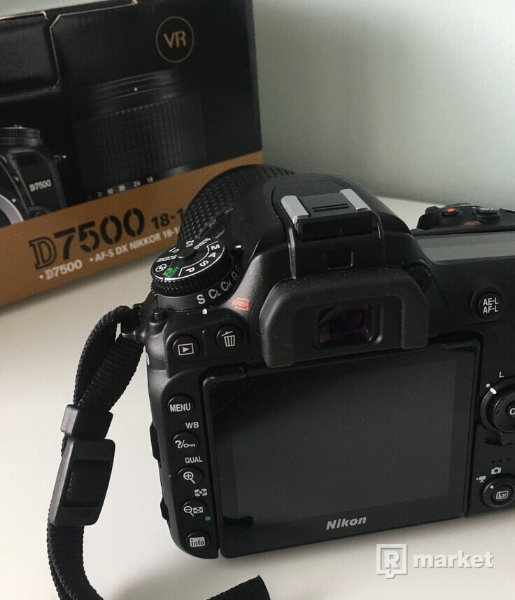 Nikon D7500 čierny + objektív 18-140 mm VR