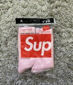 Supreme socks ruzove
