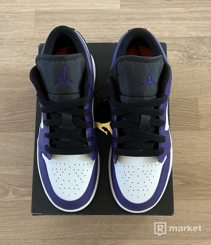 Jordan 1 Low Court Purple (GS)