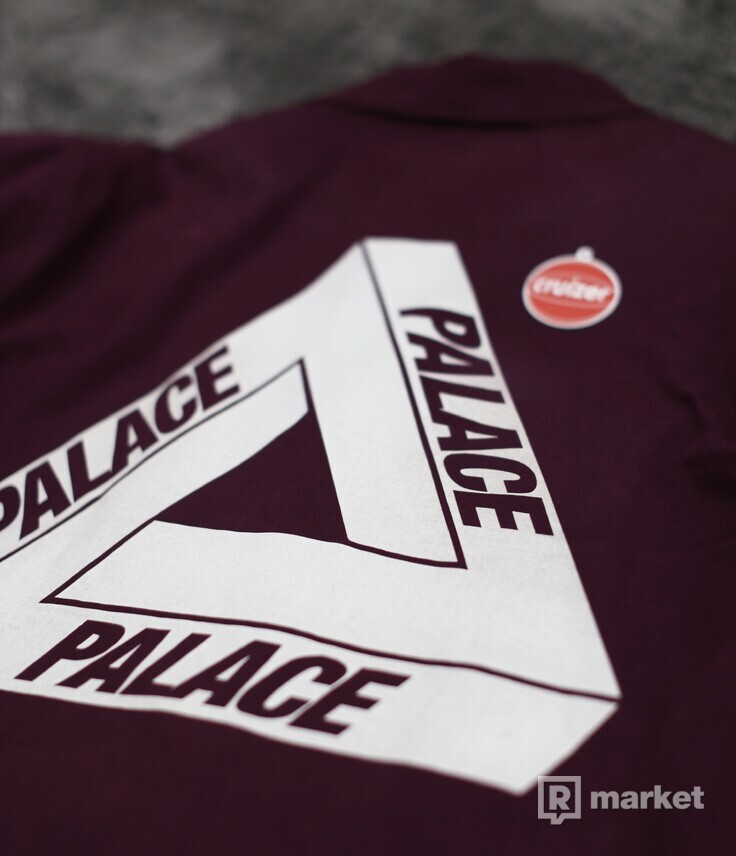 Palace Tri-Ferg Coach Jacket Burgundy 2014