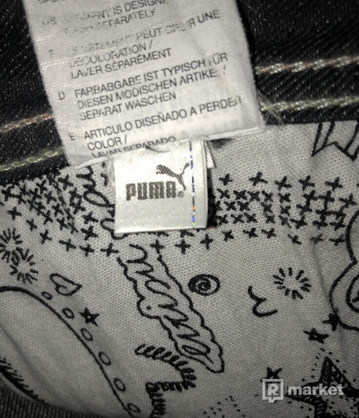 Evisu x Puma jeans