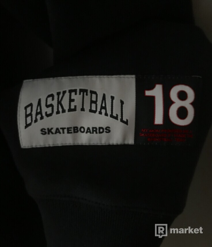 HERON PRESTON x Basketball Skateboards Rhinestone  hoodie