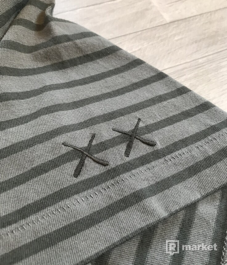 KAWS x Uniqlo Graphic Tee (Grey/Striped)