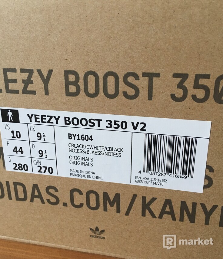 Adidas Yeezy Boost 350 V2 "Oreo" US10