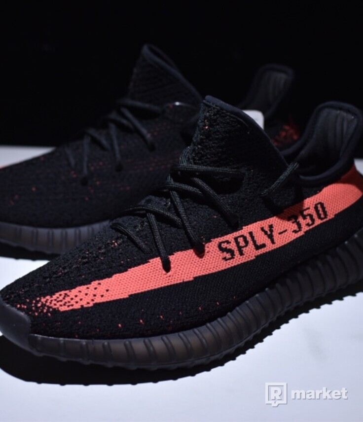 Adidas Yeezy Boost 350V2 Core Black Red