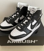 Nike Dunk High Ambush Black White - US9