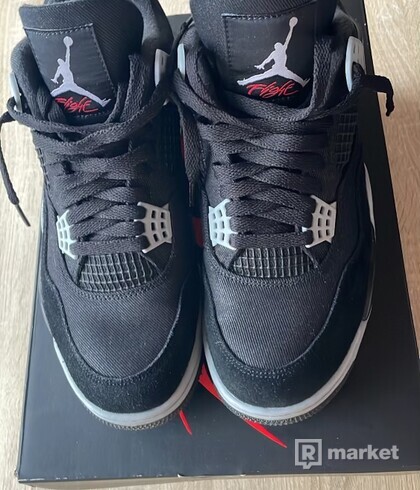 Air Jordan 4 Retro SE Black canvas