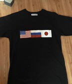 Gosha Rubchinskiy Flag T-Shirt Black
