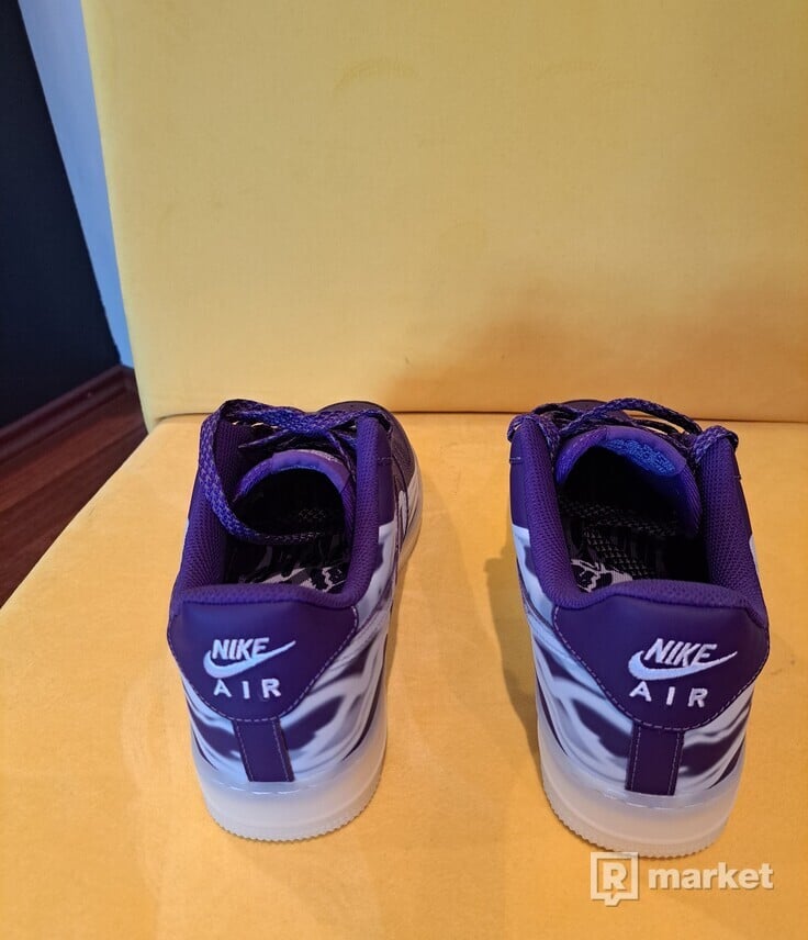 Predám Nike Air Force 1 Skeleton purple