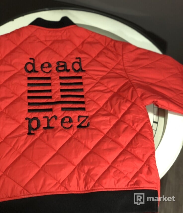 Supreme dead prez Quilted Work Jacket Red
