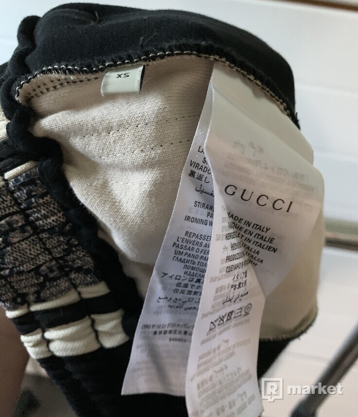 Gucci Oversize technical jersey jogging pants