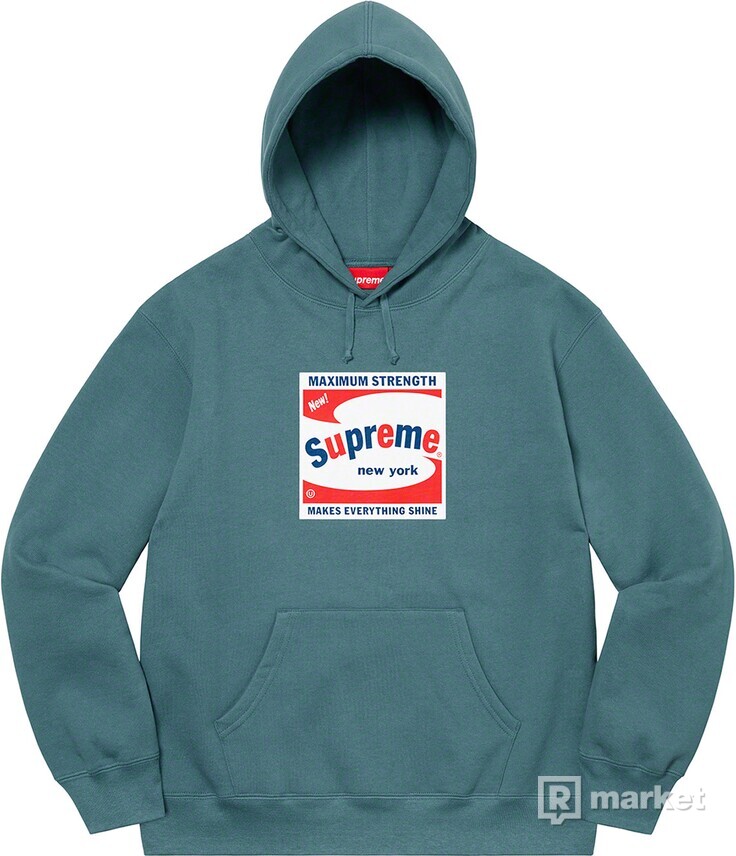 Supreme Shine Hooded Sweatshirt Slate