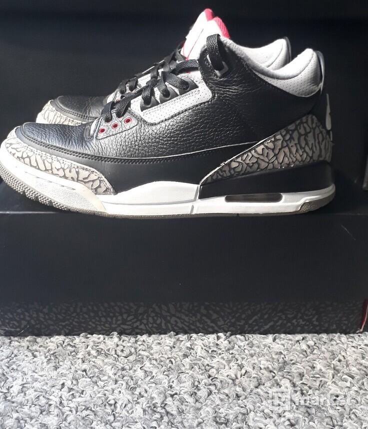 Jordan 3 Black cement