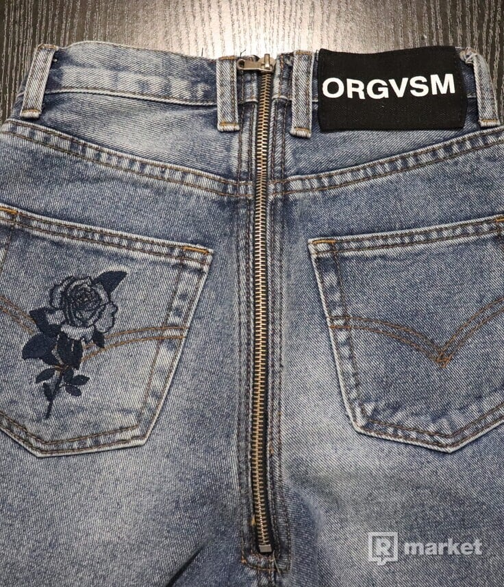 ORGVSM retro zip skinny jeans